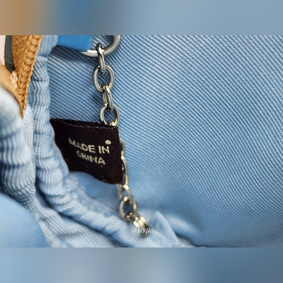 Coach Sea Horse Signature Coin Purse *Light Khaki/Blue* EUC - Picture 15 of 17